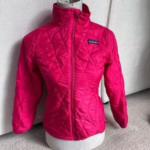 Girls Patagonia down jacket size M 10